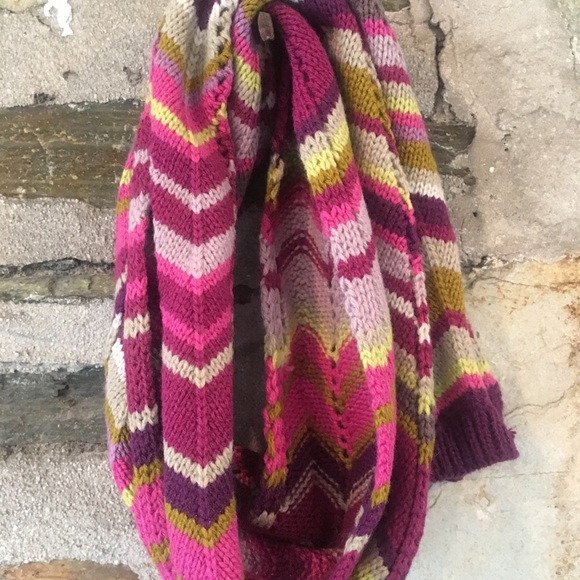 Missoni x Target Skinny Knit Pink Chevron Scarf - Picture 2 of 5